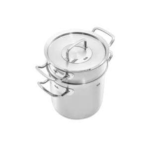 Ⓜ️🔵🔵🔵 Fissler Scolapasta - Scolapasta, Cottura al vapore, Serie Original-Profi Collection Multistar, Capacità 6 Litri, Dia...