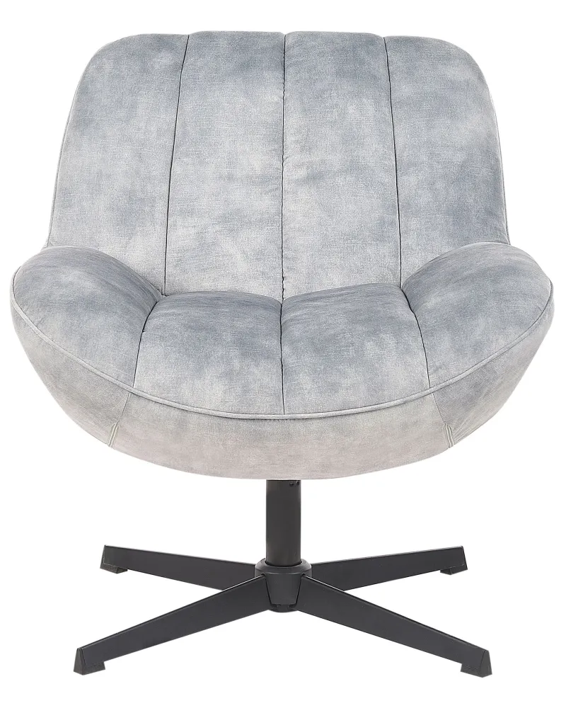 Chair Footstool LIA Footstool Velluto Light Grey