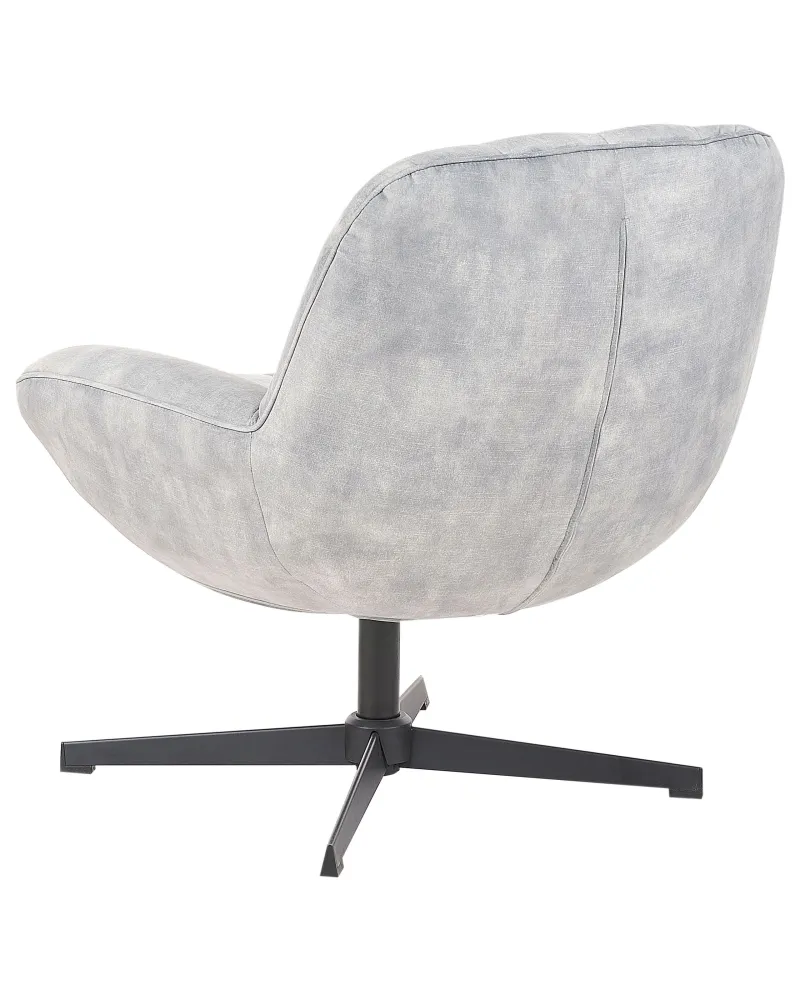 Chair Footstool LIA Footstool Velluto Light Grey