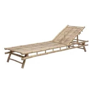 Chaise longue bambù naturale Sole Bloomingville - 220cm
