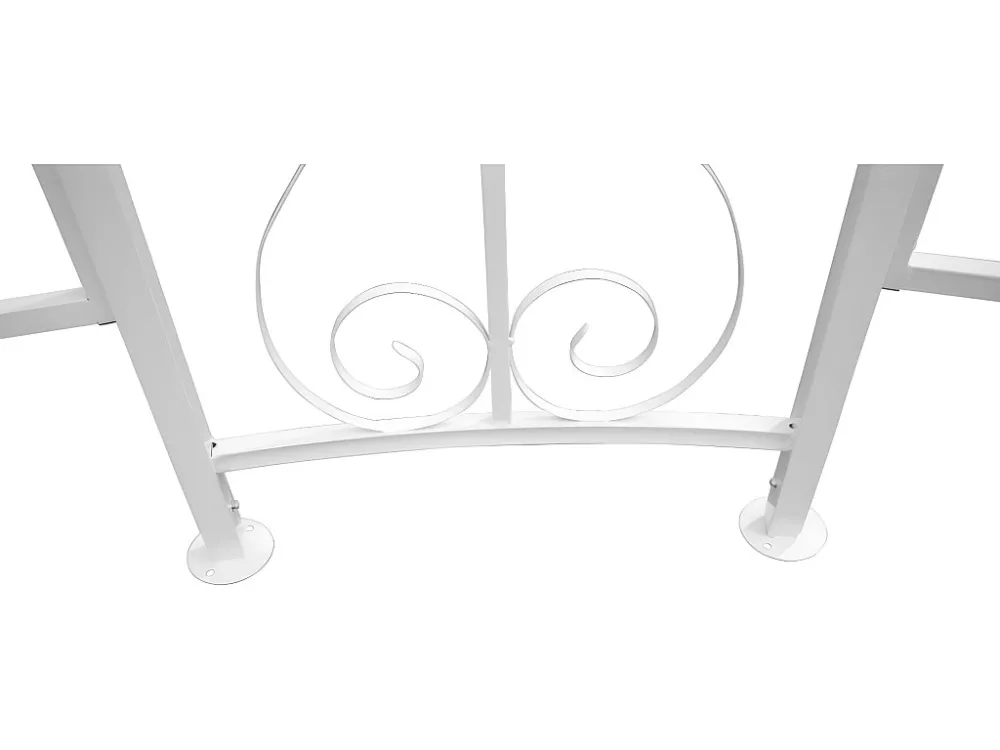 Chiosco telo D300 x H290cm Metallo Bianco Stile Ferro battuto TILCARA