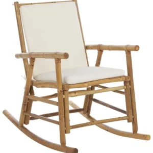Garden Rocking Chair FRIGOLE Wood Light Wood