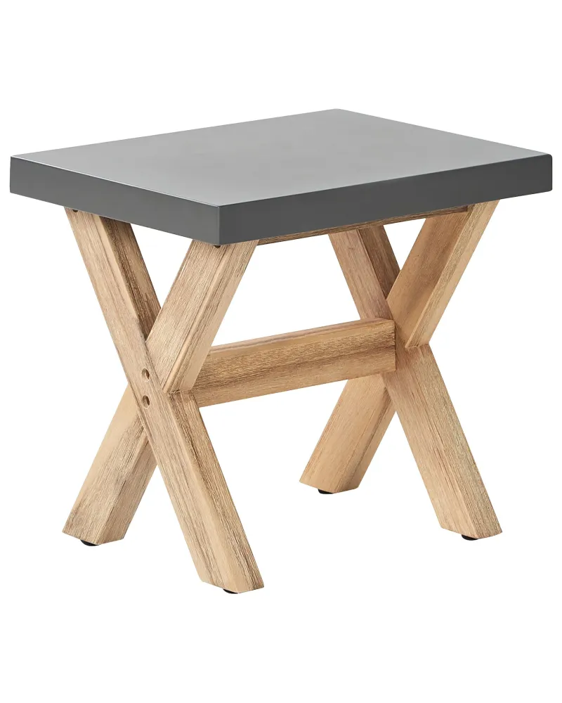 Garden Stool OLBIA Concrete Grey