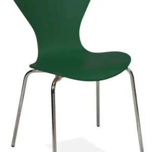 Kaiser-Sitzmöbel Elegante sedia impilabile KS16-N4gb colore: verde segnale 6032 PU: 6 pezzi KS16-N4gb (verde segnale)