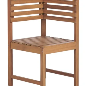 Modulo angolare da giardino TREIA Legno d'acacia Legno palese