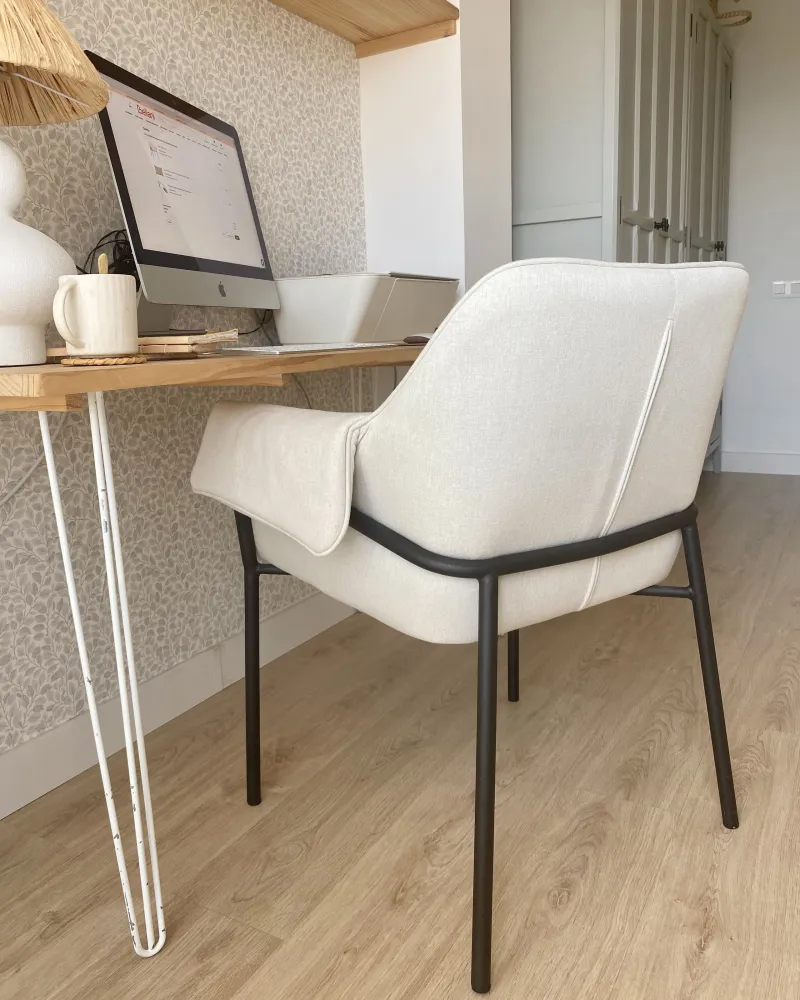 Poltrona ARLA Tessuto Crema