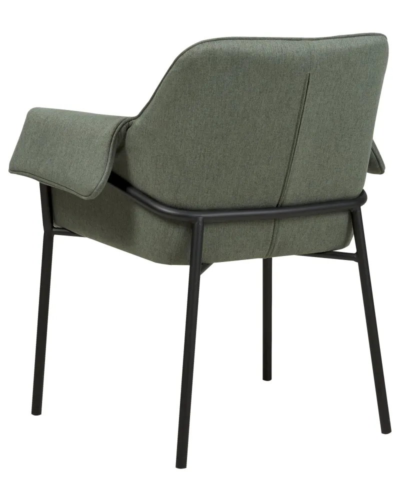 Poltrona ARLA Tessuto Verde ombroso