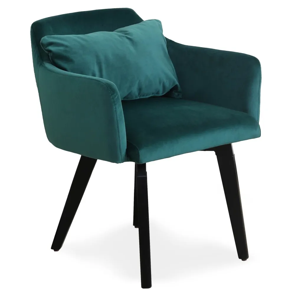 Poltrona Dondolo Set di 20 sedie / poltrone Gybson Velluto verde