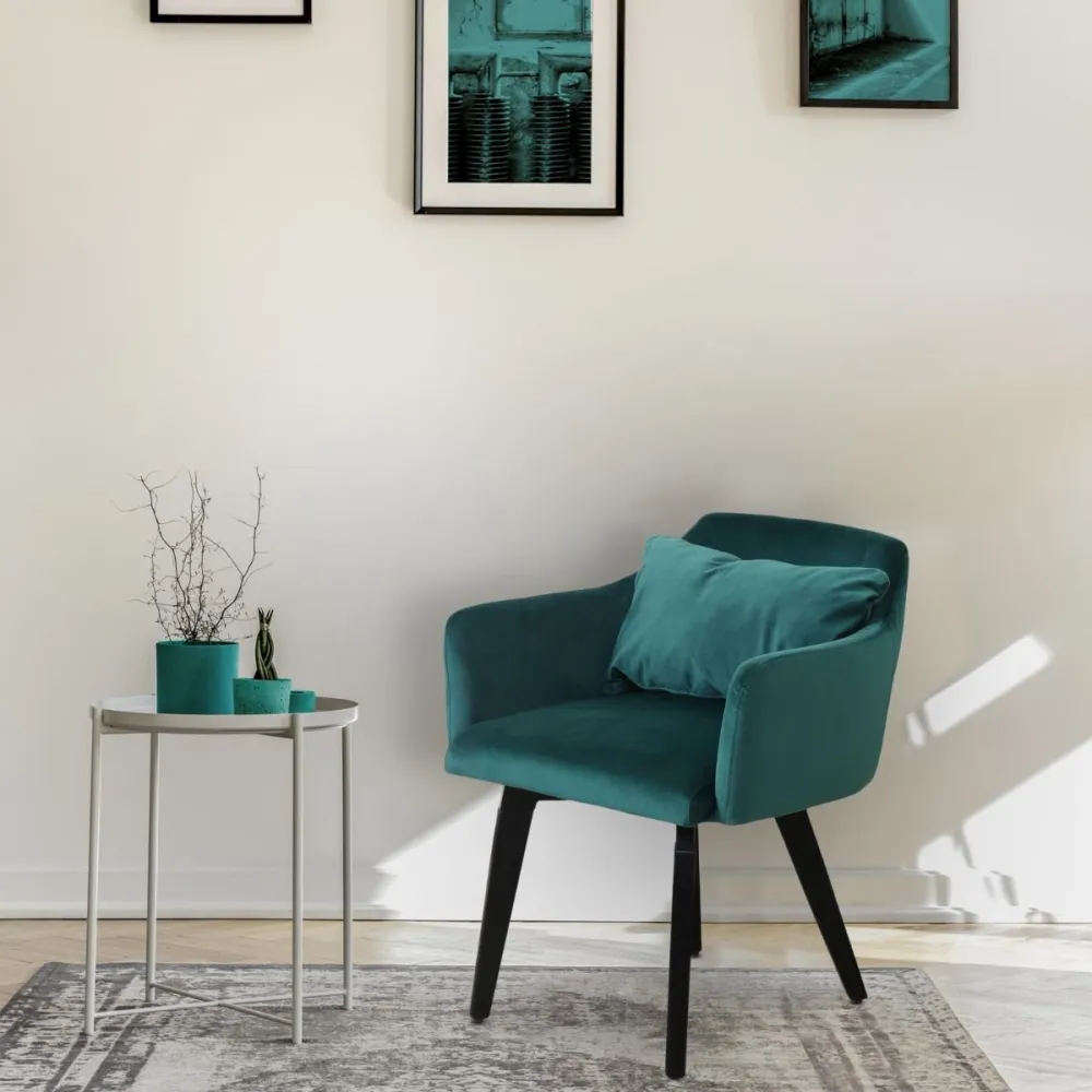 Poltrona Dondolo Set di 20 sedie / poltrone Gybson Velluto verde