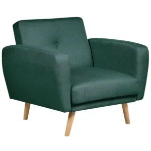 Poltrona FLORLI Tessuto Verde tenebroso