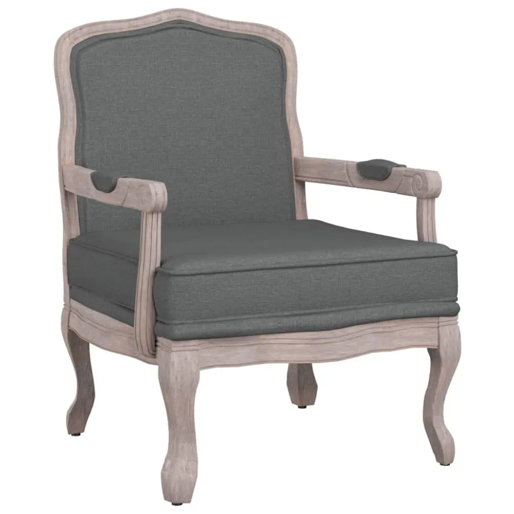 Poltrona Grigio Tenebroso 64x64x90 cm Tessuto