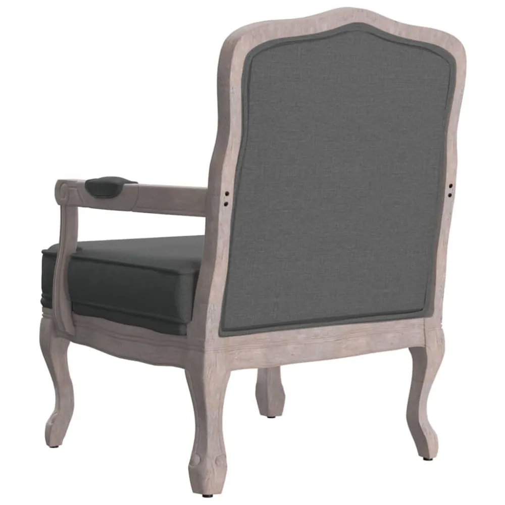 Poltrona Grigio Tenebroso 64x64x90 cm Tessuto