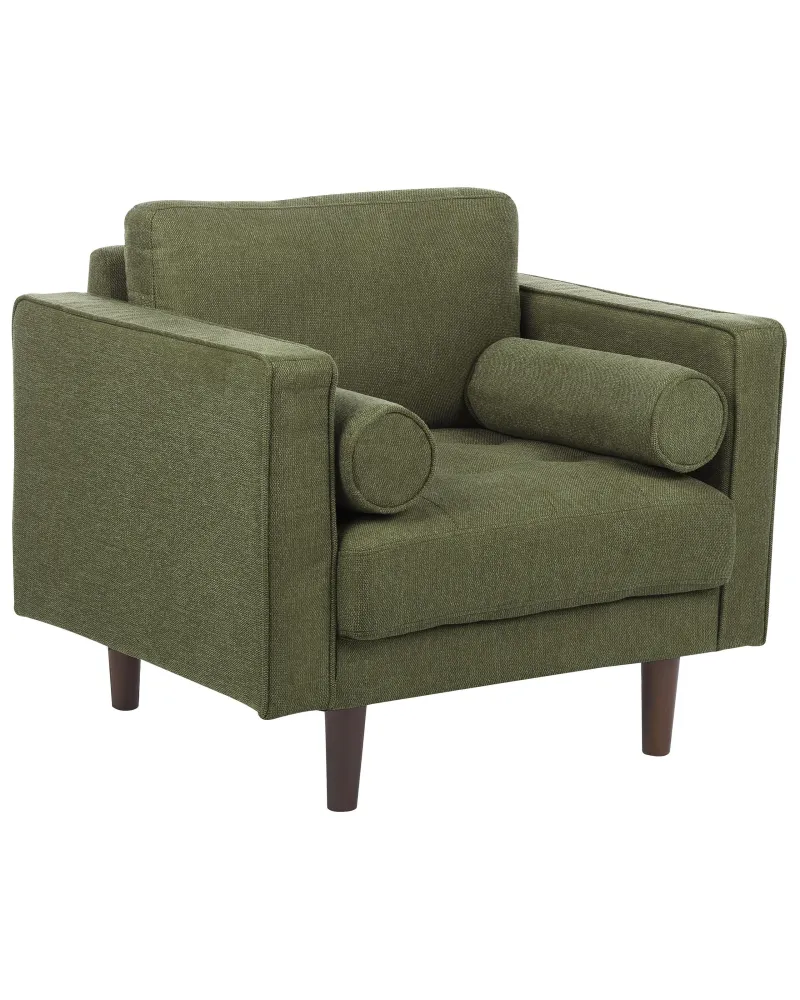 Poltrona NURMO Tessuto Verde nero