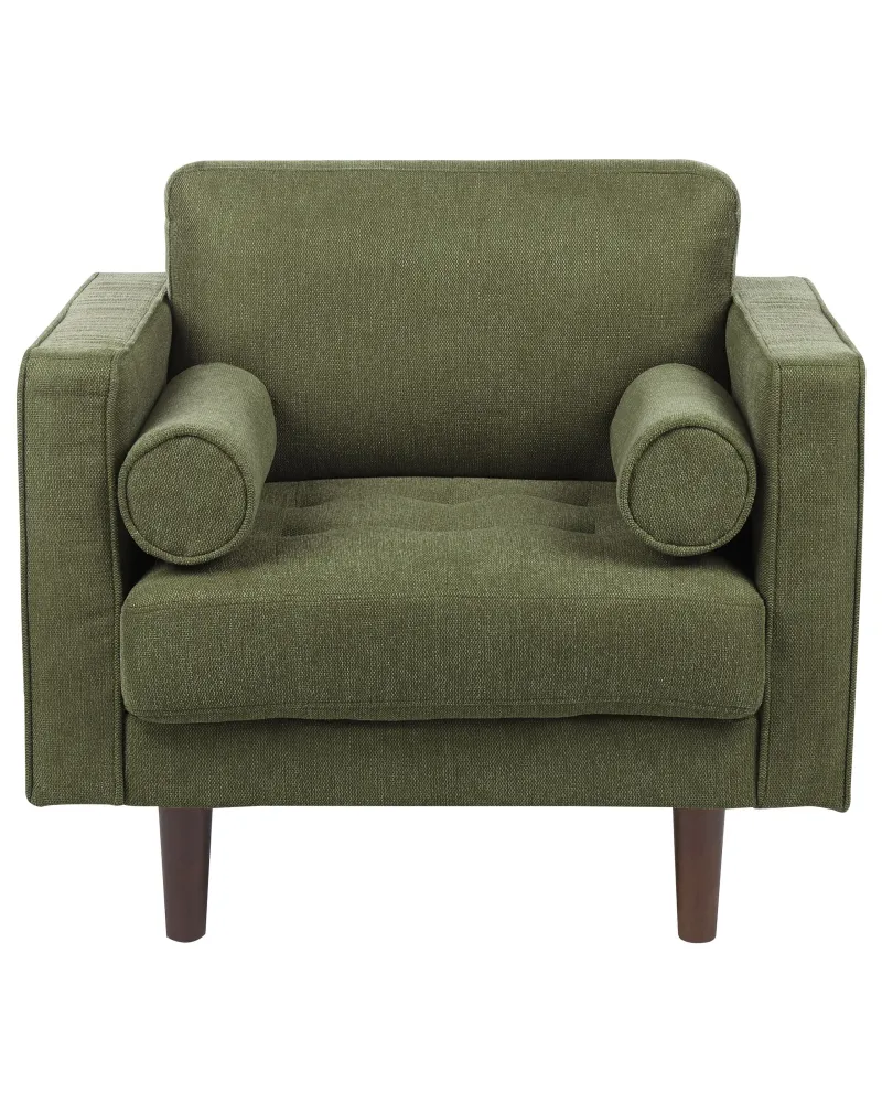 Poltrona NURMO Tessuto Verde nero