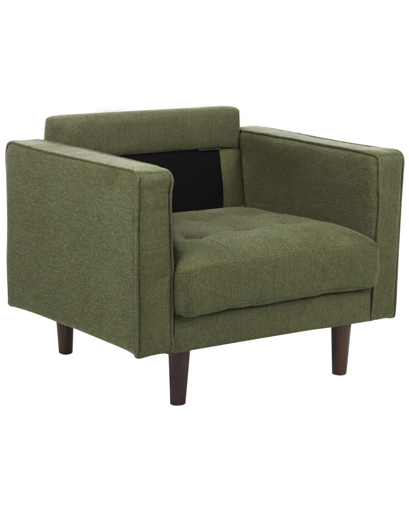 Poltrona NURMO Tessuto Verde ombroso
