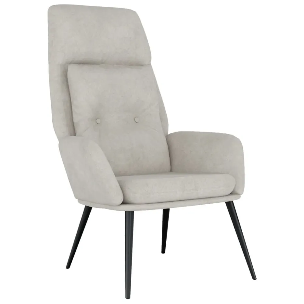 Poltrona Reclinabile Grigio Evidente Similpelle Scamosciata