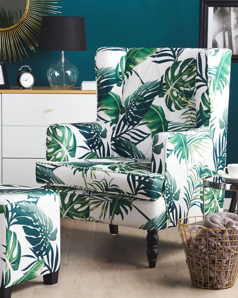 Poltrona SANDSET Tessuto Verde evidente