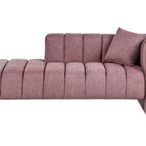 Right Hand Chaise Lounge Pink LANNILS