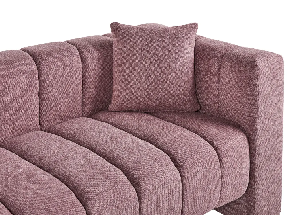 Right Hand Chaise Lounge Pink LANNILS