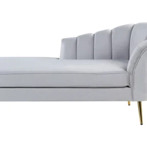 Right Hand Vellutato Chaise Lounge Grey ALLIER