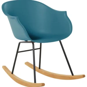 Rocking Chair HARMONY Synthetic Material Teal