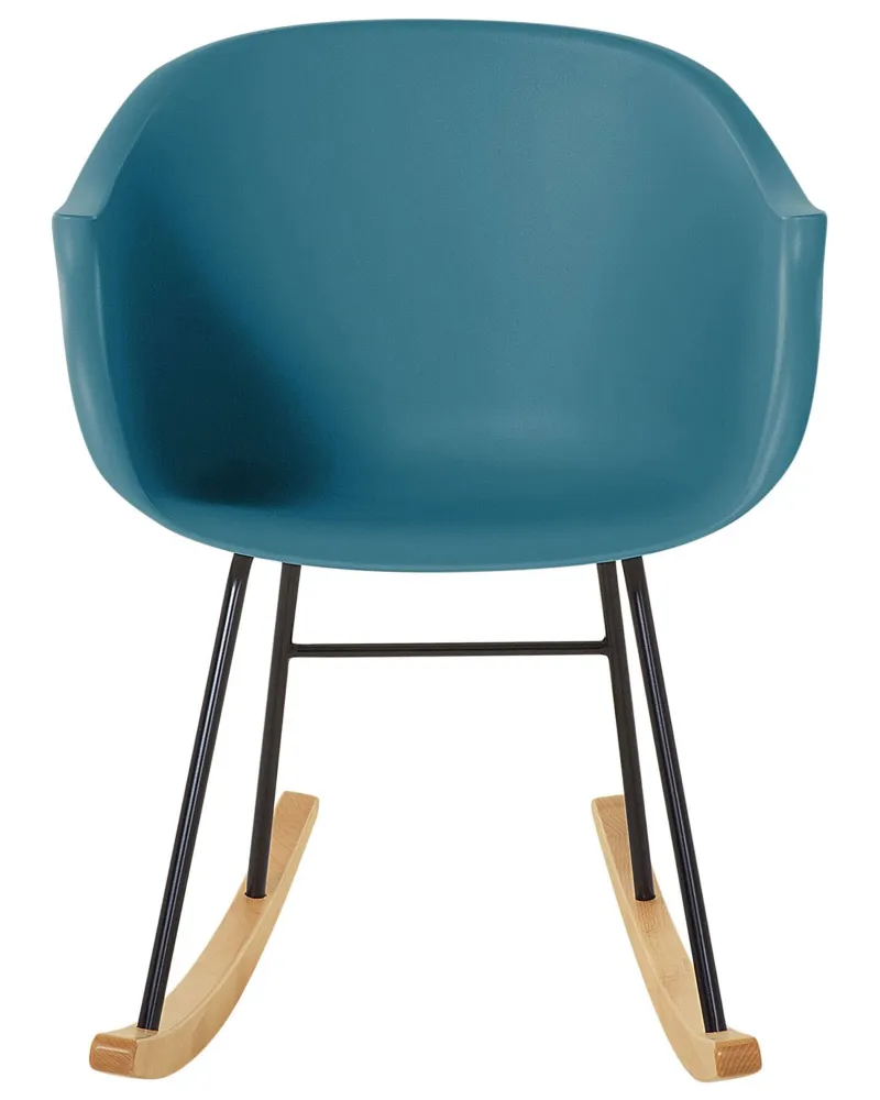 Rocking Chair HARMONY Synthetic Material Teal