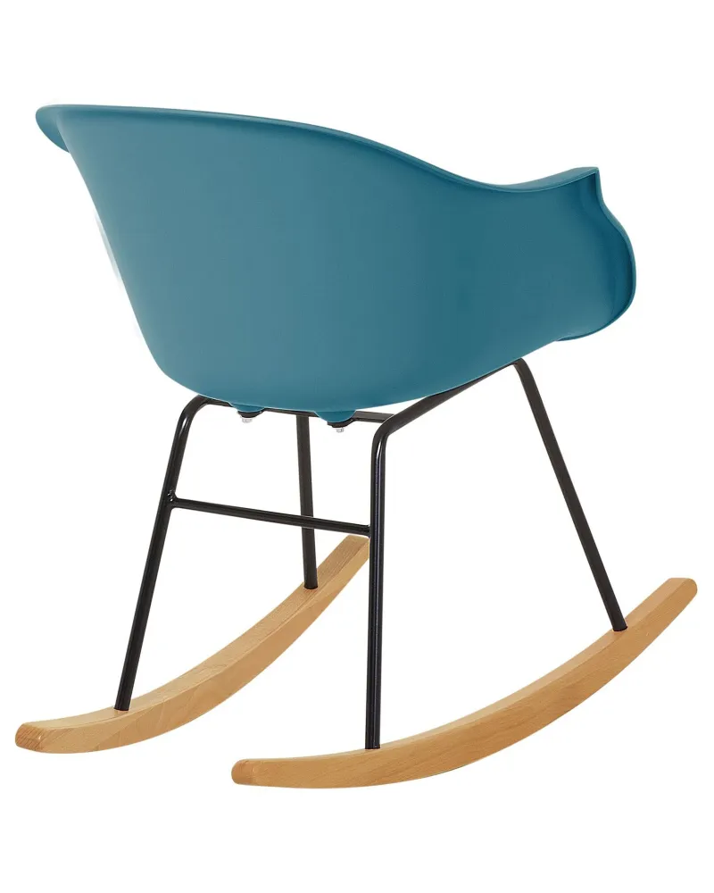 Rocking Chair HARMONY Synthetic Material Teal