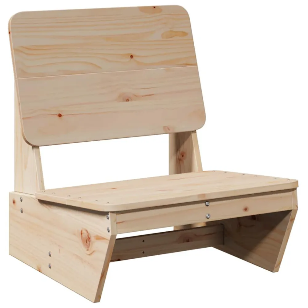 Sedia da Giardino 60x64x70,5 cm Legno Massello di Pino