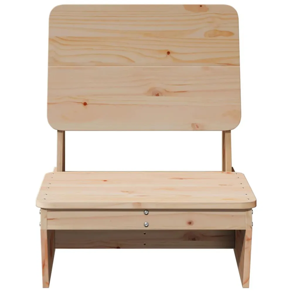 Sedia da Giardino 60x64x70,5 cm Legno Massello di Pino
