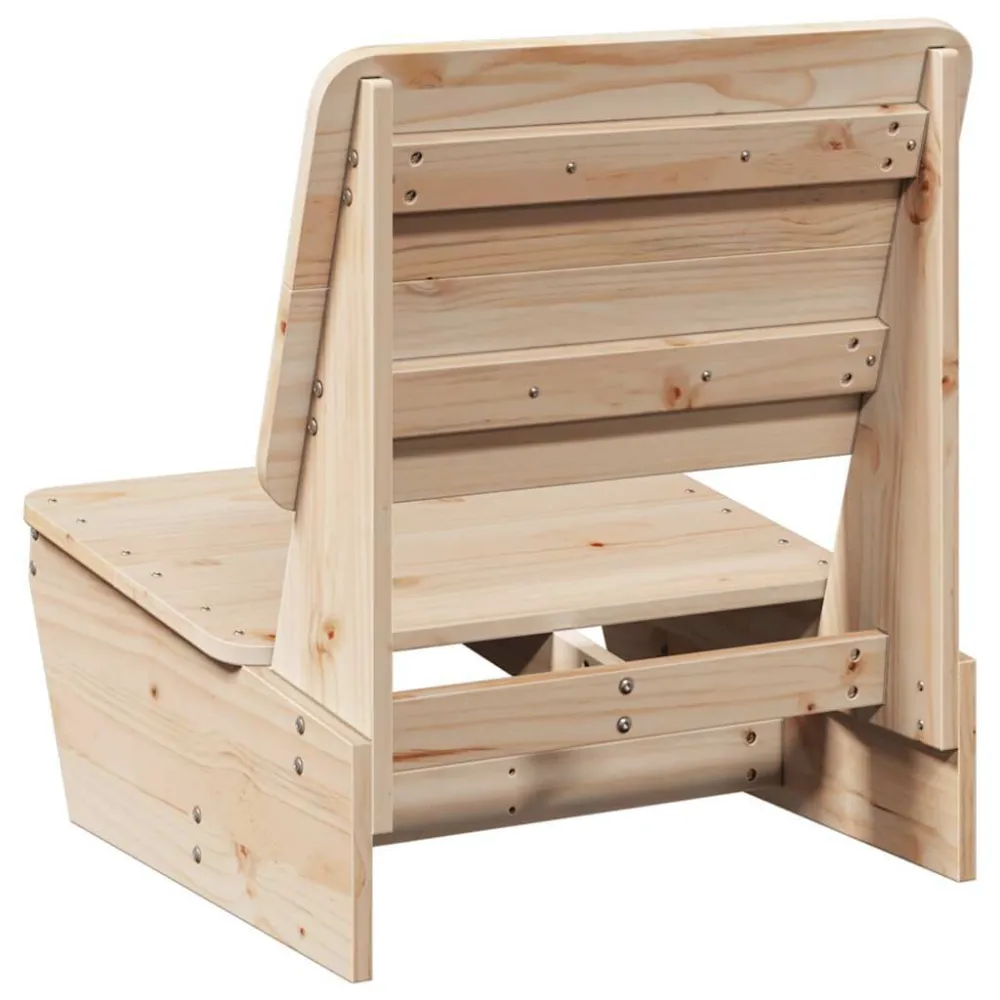 Sedia da Giardino 60x64x70,5 cm Legno Massello di Pino