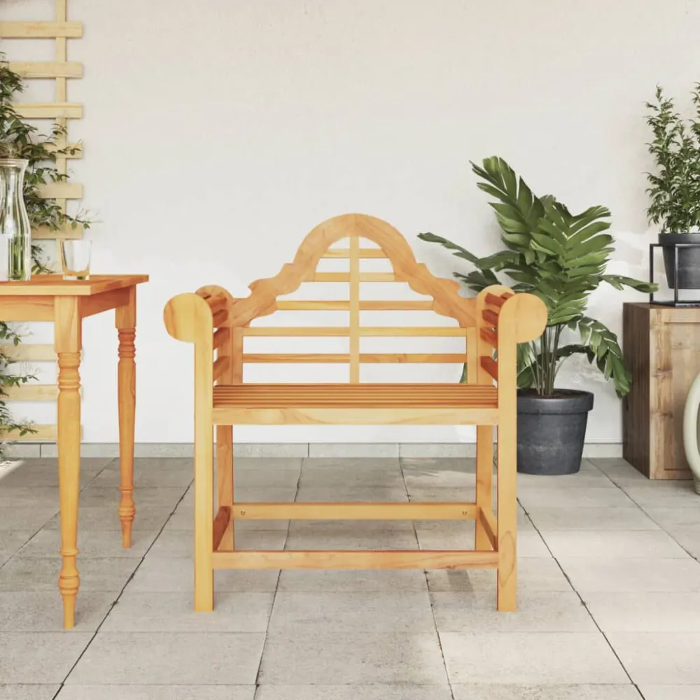 Sedia da Giardino 88x60x92 cm Legno Massello di Teak