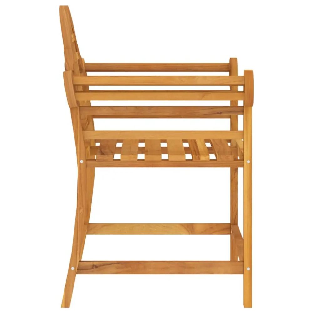 Sedia da Giardino 88x60x92 cm Legno Massello di Teak