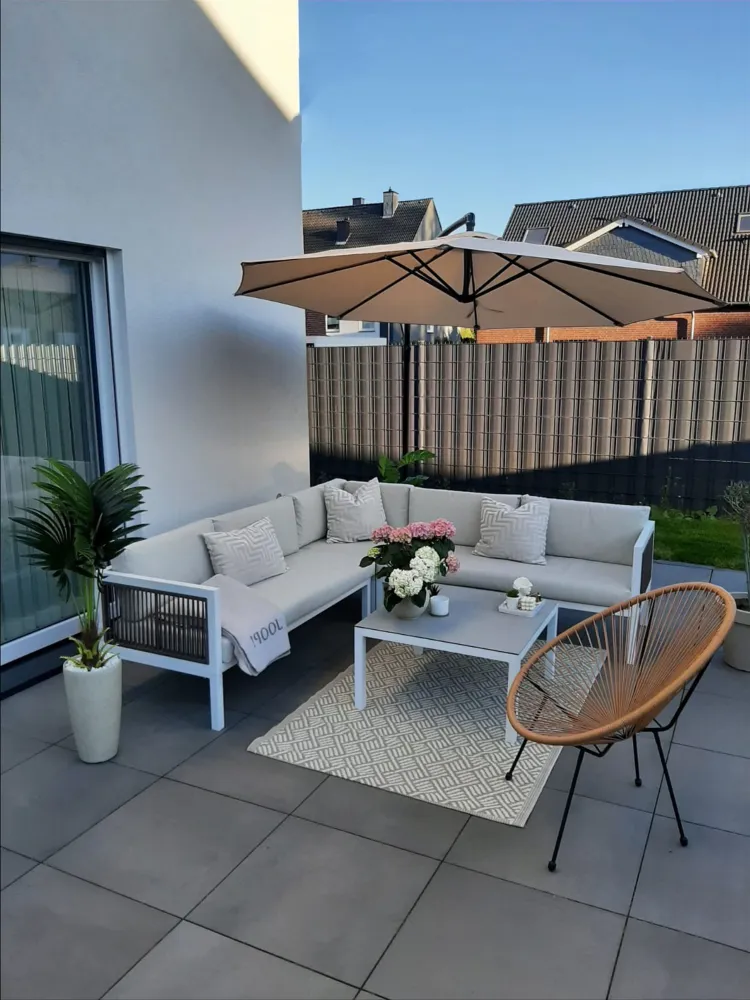 Sedia da giardino ACAPULCO II Arancione con Sistema di Montaggio Rapido
