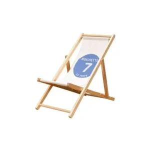 Sedia da giardino legno limpido Rochette Chehoma - 128cm