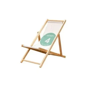 Sedia da giardino legno trasparente Génépi Chehoma - 128cm