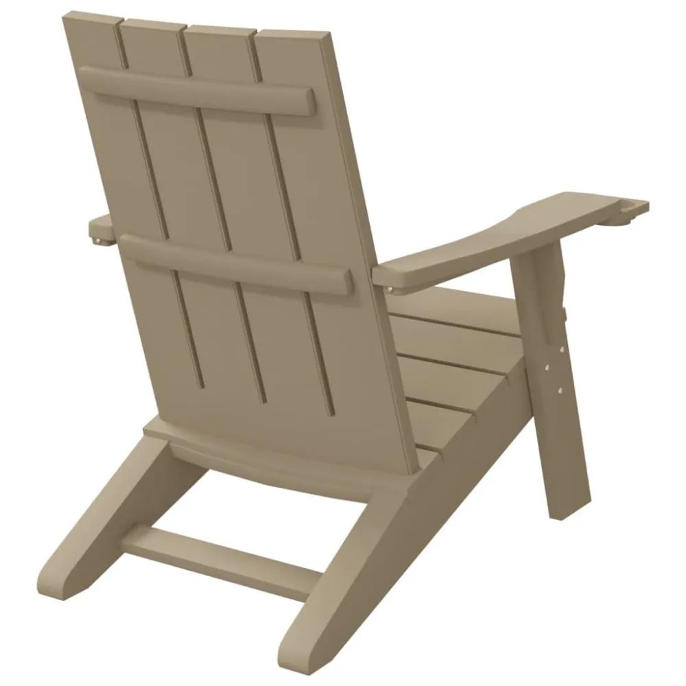 Sedia da Giardino Marrone Distinto 75x88,5x89,5 cm Polipropilene