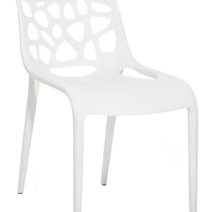 Sedia da giardino MORGAN Materiale sintetico Bianco