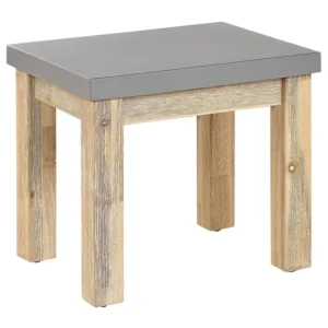 Sedia da giardino OSTUNI Cemento Grigio Materiale Alluminio Anodizzato