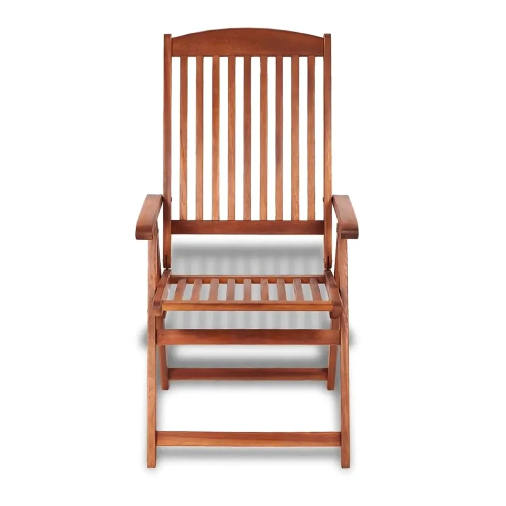 Sedia da giardino "Royal" con schienale regolabile pieghevole cm 70x61 108h