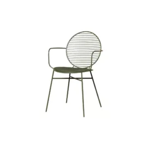 Sedia Klara metallo verde Chehoma - 86cm