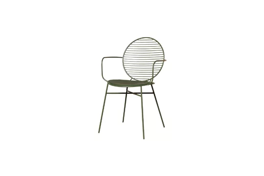 Sedia Klara metallo verde Chehoma - 86cm