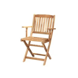 Sedia pieghevole da giardino legno con braccioli GARDEN VERDELOOK