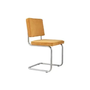 Sedia Pieghevole Sedia Ridge Rib gialla Zuiver - 85cm