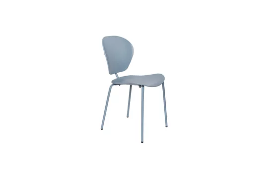 La sedia plastica riciclata Ocean blue Zuiver - 86cm