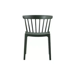 Sedia plastica verde Bliss Woood - Sedia rustica plastica verde