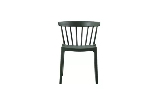 Sedia plastica verde Bliss Woood - Sedia rustica plastica verde