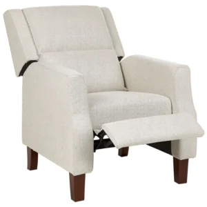 Sedia reclinabile EGERSUND Tessuto Beige evidente