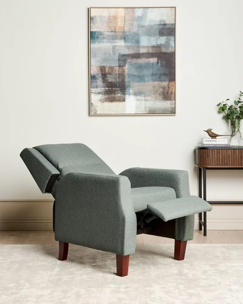 Sedia reclinabile EGERSUND Tessuto Verde limpido