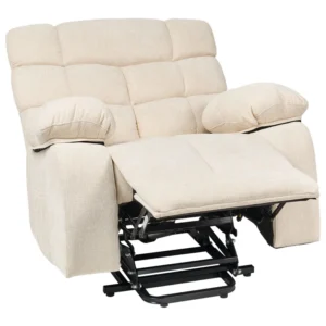 Sedia reclinabile elettrica ARES Tessuto Beige distinto