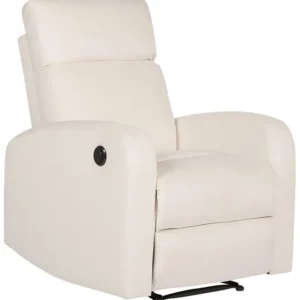 Sedia reclinabile elettrica VERDAL Velluto Crema